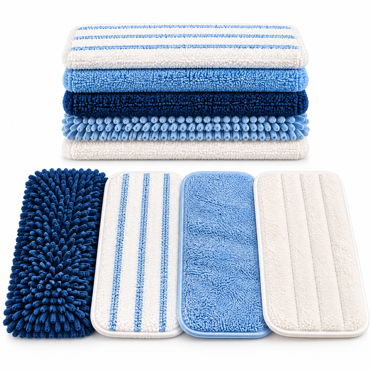 Orvalmere™ Multi-Surface Microfiber Mop Pad Set