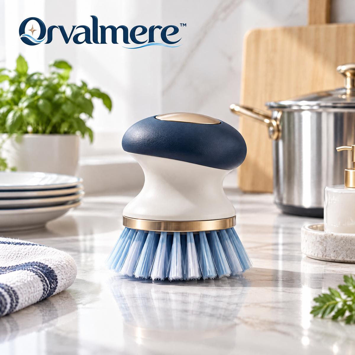 Orvalmere™ Comfort-Grip Utility Scrub Brush