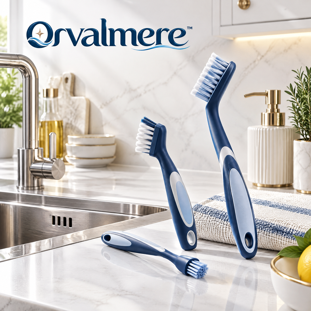 Orvalmere™ Multi-Size Detail Cleaning Brush Set