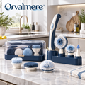 Orvalmere™ Multi-Head Electric Spin Scrubber Set
