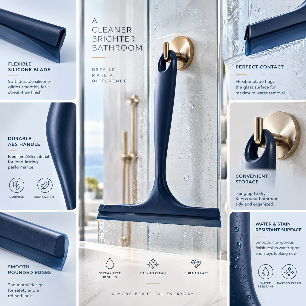 Orvalmere™ Shower Glass Squeegee