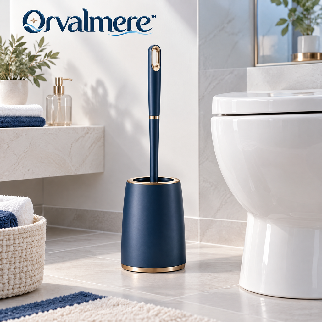 Orvalmere™ Modern Toilet Brush with Holder