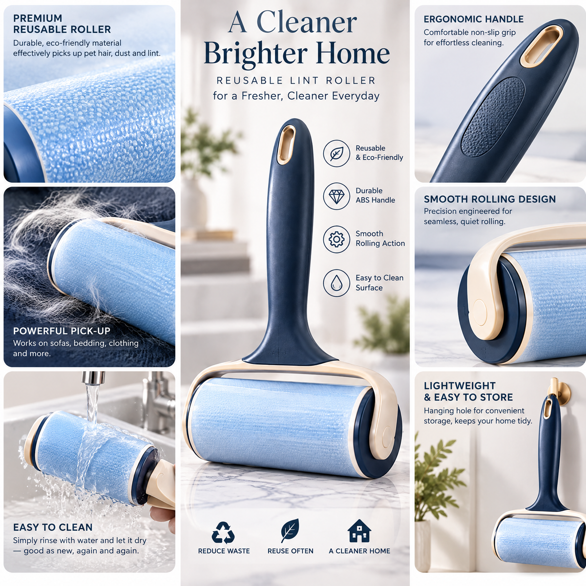 Orvalmere™ Reusable Lint Roller